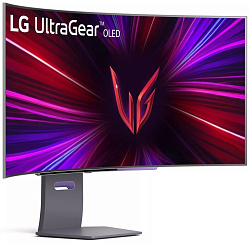 Монитор LG 44.5" UltraGear 45GS95QE-B черный OLED LED 21:9 HDMI M/M матовая HAS Piv 1500000:1 1300cd