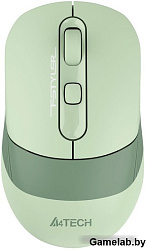 Мышь A4Tech Fstyler FB10C зеленый оптическая (2000dpi) беспроводная BT/Radio USB (4but)