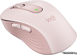 Мышь Logitech M650 Large розовый оптическая 4000dpi беспров. USB 5but (910-006391)
