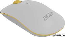 Мышь Acer OMR200 желтый оптическая (1200dpi) беспроводная USB для ноутбука (2but)