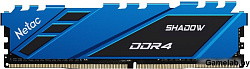 Netac Shadow 16GB DDR4-2666 C19 Blue Memory module (DIMM)