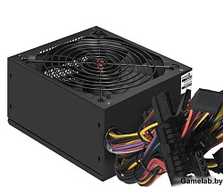 Блок питания Exegate 450PPX 450W (RTL, ATX, black, active PFC, 14 cm, 20+4pin/4pin/PCI-E/4*IDE/5*SAT