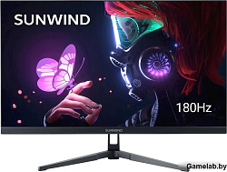 Монитор SunWind 24.5" SM-25FI401 черный IPS LED 3ms 16:9 HDMI матовая 250cd 178гр/178гр 1920x1080 18