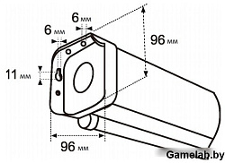 [LEP-100108] Настенный экран Lumien Eco Picture 180х180см (рабочая область 174х174 см) Matte White в