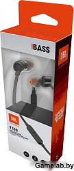 Гарнитура вкладыши JBL T110 BLK 1.2м черный проводные (в ушной раковине)
