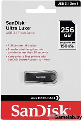 SanDisk USB накопитель SanDisk Ultra Luxe USB 3.2 Gen 1 Flash Drive 256GB, Upto 400MB/s, All Metal