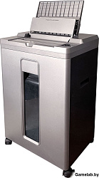 Шредер Office Kit SA200 (1,9х10) серый/черный с автоподачей (секр.P-5) фрагменты 200лист. 23лтр. пл.