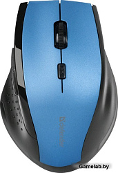 Мышь беспроводная Defender Accura MM-365 Blue USB оптическая, 1600 dpi, 5 кнопок + колесо