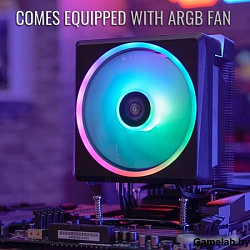 Устройство охлаждения(кулер) Aerocool Cylon 4F Wh ARGB PWM 4P Soc-AM5/AM4/1151/1200/2066/1700 4-pin 