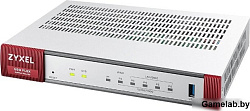 Межсетевой экран и Wi-Fi контроллер Zyxel USG FLEX 100, 1xWAN GE, 1xOPT GE (LAN/WAN), 3xLAN/DMZ GE, 