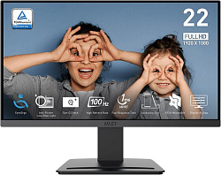 MSI PRO MP223 E2 21.5" 16:9 FHD(1920x1080) VA Flat,1ms(MPRT),3000:1,100M:1,250nit,178/178,HDMI 1.4b,