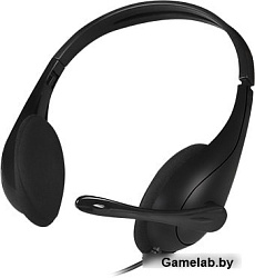 Наушники с микрофоном A4Tech HU-9 черный 1.8м накладные USB оголовье (HU-9 (BLACK))