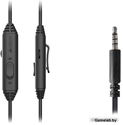 Наушники с микрофоном A4Tech Fstyler FH100i черный 1.8м накладные оголовье (FH100I)