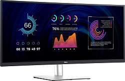 Монитор Dell 34.14" P3424WE серебристый/черный IPS LED 21:9 HDMI матовая HAS Piv 300cd 178гр/178гр 3