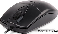 Мышь A4 OP-620D черный оптическая (1000dpi) USB (4but)