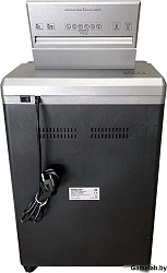 Шредер Office Kit SA200 (1,9х10) серый/черный с автоподачей (секр.P-5) фрагменты 200лист. 23лтр. пл.