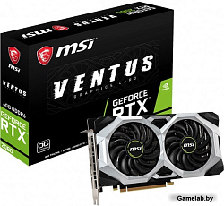 Видеокарта MSI PCI-E RTX 2060 VENTUS GP OC NVIDIA GeForce RTX 2060 6144Mb 192 GDDR6 1665/14000 HDMIx