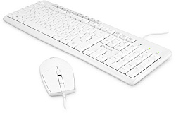 Клавиатура + мышь Оклик S650 клав:белый мышь:белый USB (1875257)