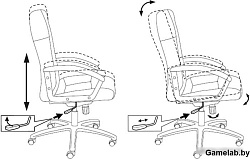 Кресло руководителя Бюрократ T-9908AXSN-AB черный кожа крестовина металл хром