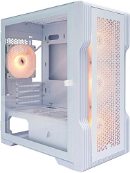 Корпус 1STPLAYER TRILOBITE T3 ARGB White / mATX / 4x120mm ARGB fans / T3-WH-4F7-W