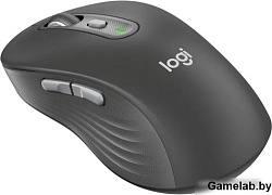Мышь Logitech M750 L Large графитовый оптическая (4000dpi) беспроводная BT/Radio USB (5but)