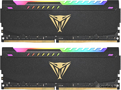 Модуль памяти PATRIOT Viper Steel RGB Gaming DDR4 Общий объём памяти 16Гб Module capacity 8Гб Количе