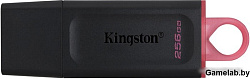 Флеш Диск Kingston 256Gb DataTraveler Exodia DTX/256GB USB3.1 черный/красный