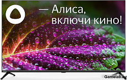Телевизор LED Starwind 43" SW-LED43UG405 Яндекс.ТВ Frameless черный 4K Ultra HD 60Hz DVB-T DVB-T2 DV