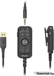 Наушники с микрофоном A4Tech Bloody M590i желтый/серый 1м мониторные USB оголовье (M590I SPORTS LIME