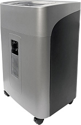 Шредер Office Kit SA375 серый/черный с автоподачей (секр.P-4) фрагменты 375лист. 42лтр. скрепки скоб