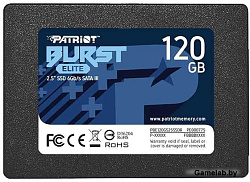 Накопитель SSD Patriot SATA III 120Gb PBE120GS25SSDR Burst Elite 2.5"