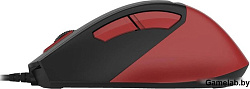 Мышь A4Tech Fstyler FM45S Air красный/черный оптическая (2400dpi) silent USB (7but)