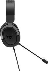 Наушники TUF GAMING H3 GUN METAL Headset w/ Mic Wired (3.5mm) 294g 20-20000Hz 50mm Drivers RTL (90YH