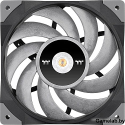 Вентилятор Thermaltake Toughfan 12 Turbo 120x120x25mm черный/серый 4-pin 28.1dB 217.7gr Ret
