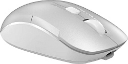 Мышь A4Tech Fstyler FB26CS Air2 серебристый/белый оптическая (2000dpi) silent беспроводная BT/Radio 