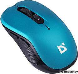 Мышка USB OPTICAL WRL GASSA MM-105 TURQUOISE DEFENDER