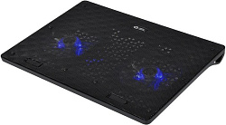 Подставка для ноутбука Digma D-NCP156-2 15.6"360x260x27мм 2xUSB 2x 120ммFAN 650г черный