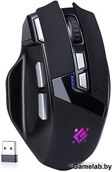 Мышка USB OPTICAL WRL KNIGHT GM-885 BLACK 52885 DEFENDER