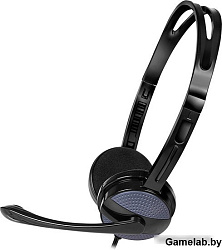 Мультимедийные стереонаушники с микрофоном SVEN AP-151MV, черный Мультимедийные стереонаушники с мик