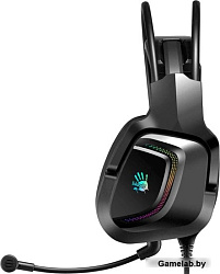 Наушники с микрофоном A4Tech Bloody G575 черный 2м мониторные USB оголовье (G575 USB/ BLACK)