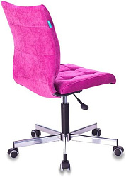 Кресло Бюрократ CH-330M/LT-15 без подлокотников малиновый крестовина металл