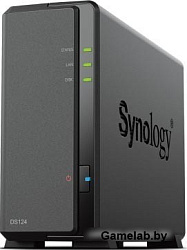 СХД настольное исполнение 1BAY NO HDD DS124 SYNOLOGY