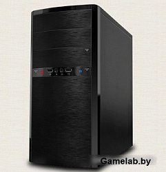 MidiTower Powerman ES722 Black PM-400ATX 2*USB 2.0,HD,Audio mATX