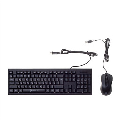 Клавиатуры* Клавиатура + мышь Oklick 620M клав:черный мышь:черный USB