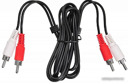 Кабель соединительный аудио Buro 2хRCA (m)/2хRCA (m) 3м. черный (BAAC024-3)