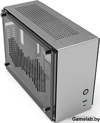 ZALMAN M2 MINI, MITX, ALUMINIUM, SILVER, WINDOWx2, RISER CARD, 2x3.5", 3x2.5", 1xUSB3.0, 1xUSB3.1 TY