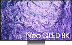 Телевизор QLED Samsung 55" QE55QN700CUXRU Q черный титан/серебристый 8K Ultra HD 60Hz DVB-T2 DVB-C D