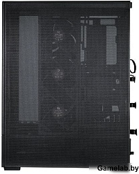 Корпус Lian Li SUP01X / Black / 3 x 120mm PWM Fan / PCIe4.0 Riser Cable / Mid-Tower, TG / G99.SUP01X
