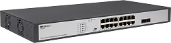 Коммутатор Origo OS2218FP/200W OS2218FP/200W/A1A (L2) 16x1Гбит/с 2SFP 16PoE+ 250W неуправляемый