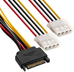 Переходник питания (1SATA ->2big)